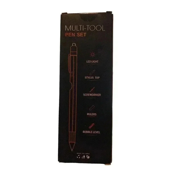 9 in 1 Multi Tool Pen Gifts for Men, Fathers Day Dad Gifts Stocking Stuffers - Picture 2 of 2